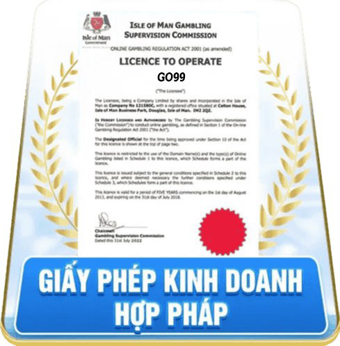 Giấy phép kinh doanh go99